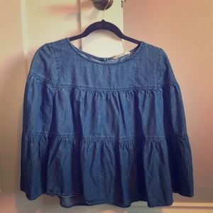 Madewell Denim blouse